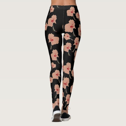 Hawaii Flowers Leggings (Achterkant)