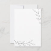 Hawaii Forest Bird Akohekohe Bedankkaart (Achterkant)