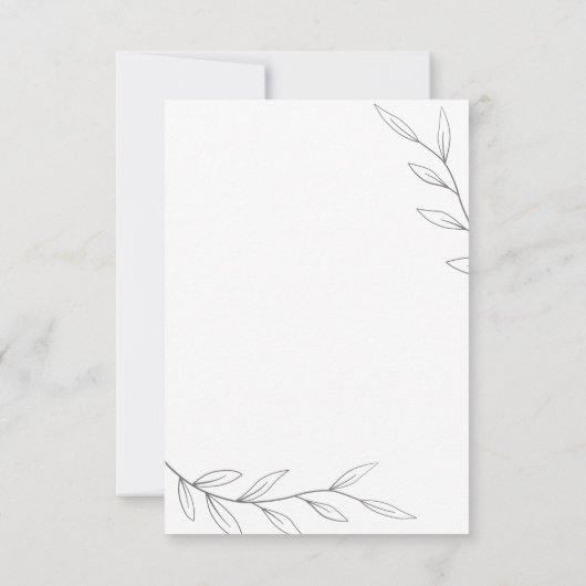 Hawaii Forest Bird Akohekohe Bedankkaart (Achterkant)