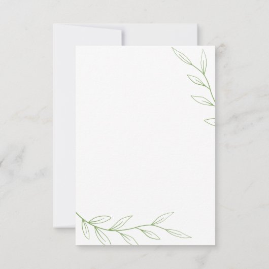 Hawaii Forest Bird Palila Bedankkaart (Achterkant)