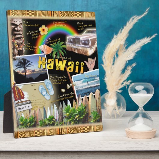 Hawaii Fotoplaat (Zijkant)