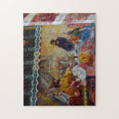 Hawaii Geschilderde Kerk koning Solomon Legpuzzel (Verticaal)