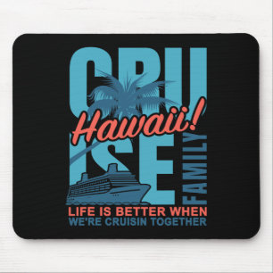 Hawaii gezinscruise bijpassende outfit schattige H Muismat