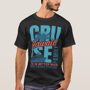 Hawaii gezinscruise bijpassende outfit schattige H T-shirt