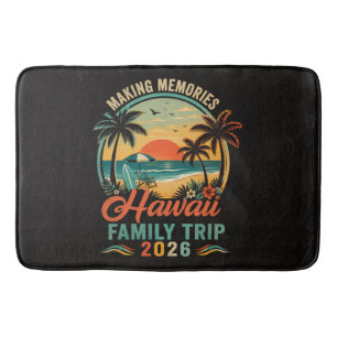 Hawaii gezinsreis tropische zonsondergang 2026 badmat