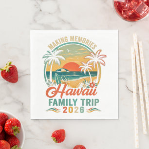 Hawaii gezinsreis tropische zonsondergang 2026 servet