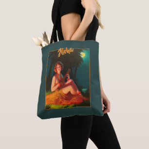 Hawaii Girl met Ukulele Tote Bag