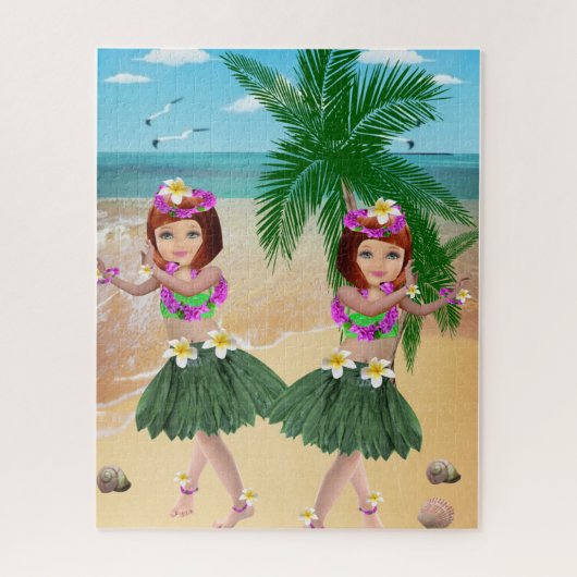Hawaii Girls Puzzles Legpuzzel (Verticaal)