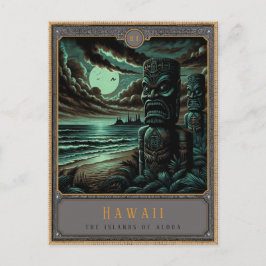 Hawaii | Gotische kunst Briefkaart
