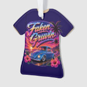 Hawaii grafische T-shirt Ornament (voorkant)