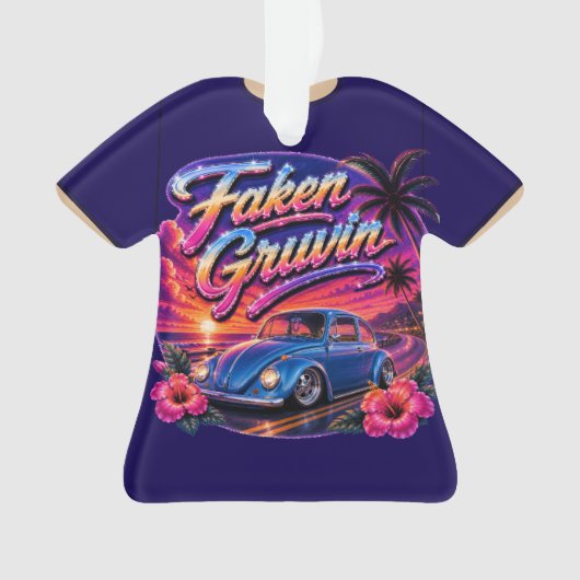 Hawaii grafische T-shirt Ornament (voorkant)