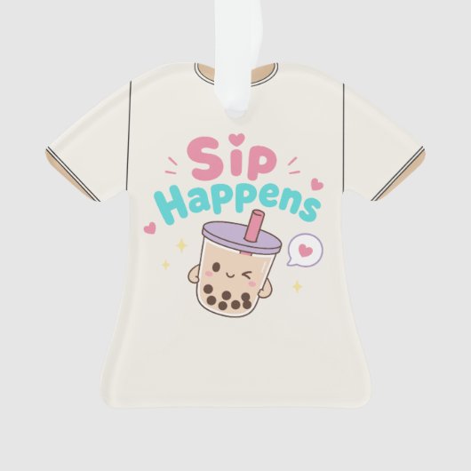 Hawaii grafische T-shirt Ornament (voorkant)