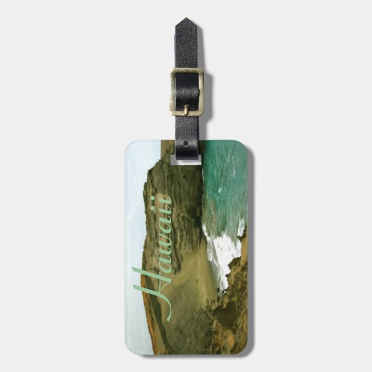 Hawaii Green Sand Beach Baggage I.D. Bagagelabel (Voorkant verticaal)