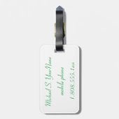 Hawaii Green Sand Beach Baggage I.D. Bagagelabel (Achterkant verticaal)