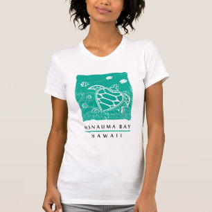 Hawaii Green Zee Turtle - Hanauma Bay T-shirt