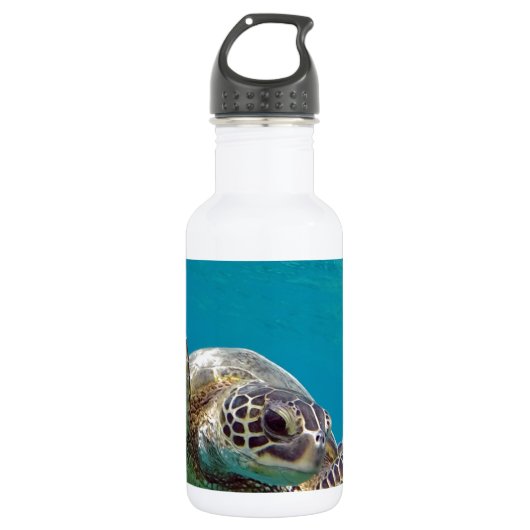 Hawaii Green Zee Turtle - Honu Waterfles (Voorkant)