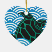 Hawaii Green Zee Turtle Keramisch Ornament (Voorkant)