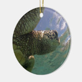 Hawaii Green Zee Turtle Keramisch Ornament (Links)