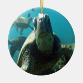 Hawaii Green Zee Turtle Keramisch Ornament (Voorkant)
