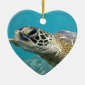 Hawaii Green Zee Turtle Keramisch Ornament (Voorkant)