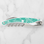 Hawaii Green Zee Turtle Kurkentrekker (Achterkant)