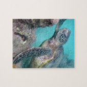 Hawaii Green Zee Turtle Legpuzzel (Horizontaal)
