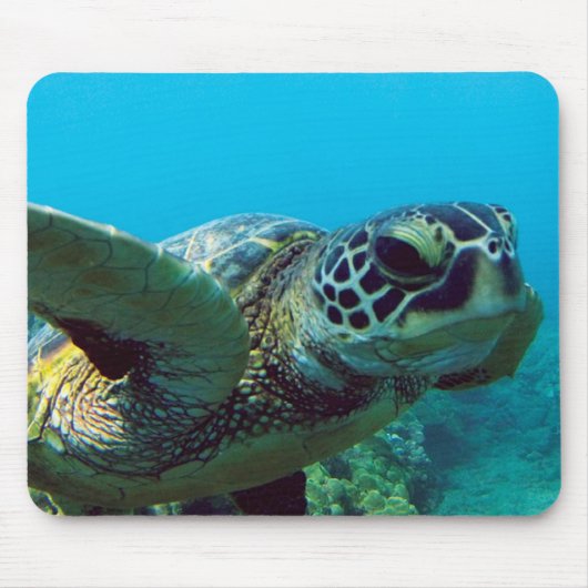 Hawaii Green Zee Turtle Muismat (Voorkant)