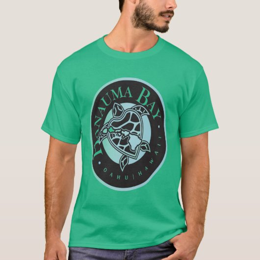 Hawaii Green Zee Turtle T-shirt (Voorkant)