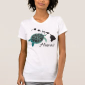 Hawaii Green Zee Turtle T-shirt (Voorkant)