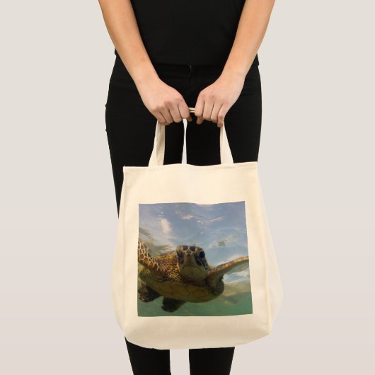 Hawaii Green Zee Turtle Tote Bag (Voorkant (product))