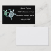 Hawaii Green Zee Turtle Visitekaartje (Voorkant / Achterkant)