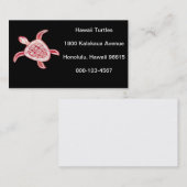 Hawaii Green Zee Turtle Visitekaartje (Voorkant / Achterkant)