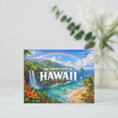 Hawaii Groeten Vanansichtkaart Briefkaart (Staand voorkant)