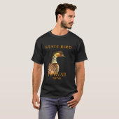 Hawaii Grondgebied Vogel De Hawaiiaanse Gans T-shirt (Voorkant volledig)
