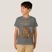 Hawaii Grondgebied Zoogdier De Monniksrob T-shirt (Voorkant volledig)