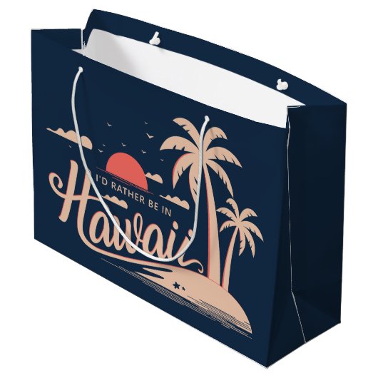 Hawaii Groot Cadeauzakje (Achterkant Gekanteld)