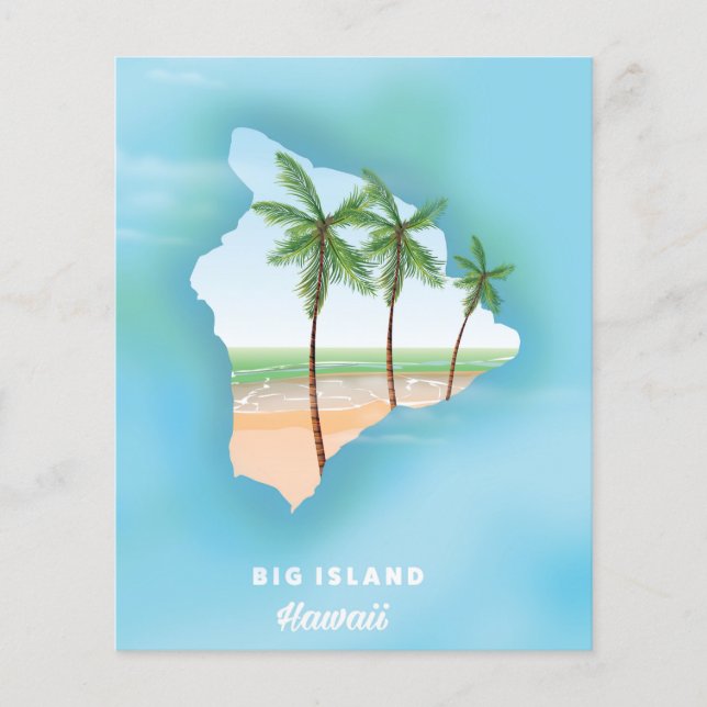 Hawaii groot eiland (Voorkant)