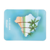 Hawaii groot eiland magneet (Horizontaal)