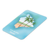 Hawaii groot eiland magneet (Linkerzijde)