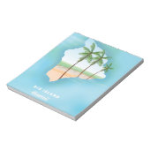 Hawaii groot eiland notitieblok (Linkerzijde)