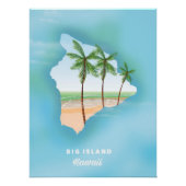 Hawaii groot eiland perfect poster (Voorkant)