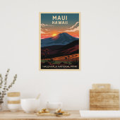 Hawaii Haleakala National Park V02 Poster (Keuken)
