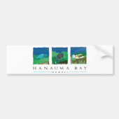 Hawaii Hanauma Bay Bumpersticker (Voorkant)