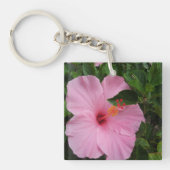 Hawaii Hanauma Bay Hibiscus Flowers Sleutelhanger (Voorkant)