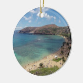 Hawaii Hanauma Bay Oahu Keramisch Ornament (Links)