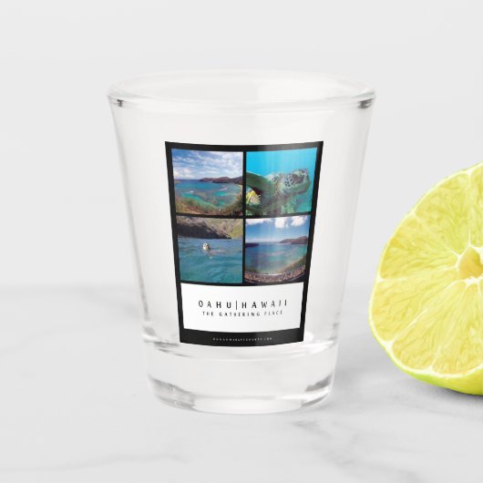Hawaii Hanauma Bay Shot glass Glas (Voorkant)