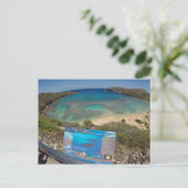Hawaii Hanauma Bay Volcano Briefkaart (Staand voorkant)