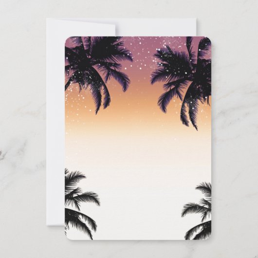 Hawaii Hawaïaanse Eiland Zomer Meisjes Verjaardags Kaart (Achterkant)