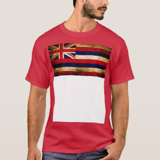 Hawaii Hawaïaanse vlag  rustiek T-shirt