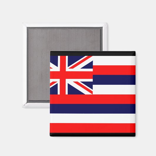 HAWAII/HAWAÏAN FLAG MAGNEET (Voorkant / Achterkant)